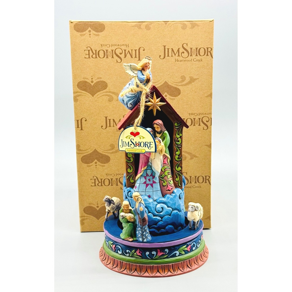 Jim Shore Nativity Messiah Savior King Rotating Nativity Figurine4056592